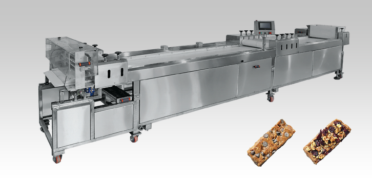 Full Automatic Line for Extruding & Co-Extruding Protein Bars | Encrusted Formable Dough