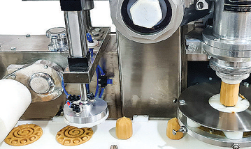 Cookie Production with Pneumatic Stamp System