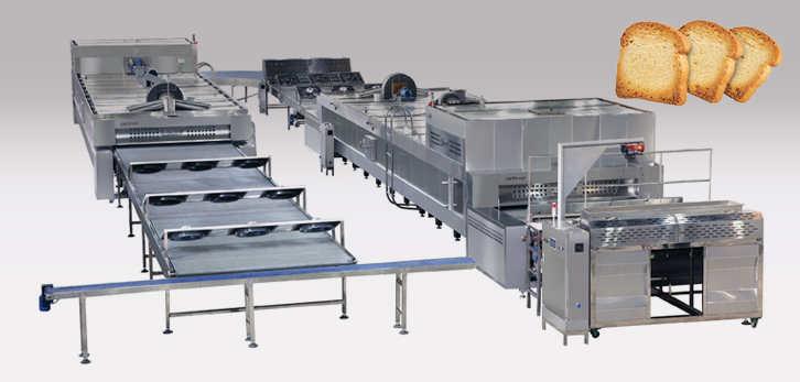 Full Automatic Line for Dry Cake (Rusk Cake) Production